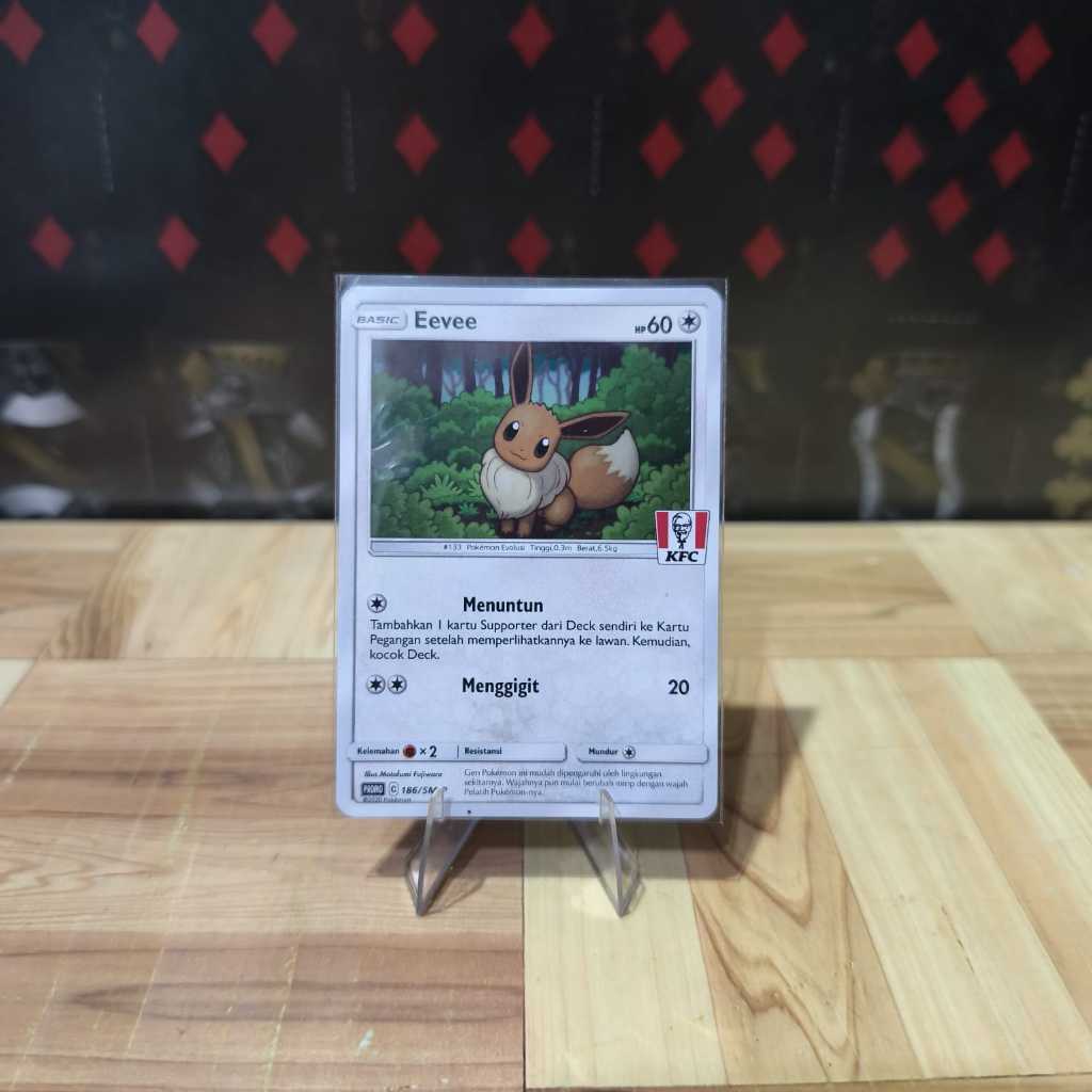 Eevee Stamp KFC 186 / SM-P - Pokemon TCG Promo Card