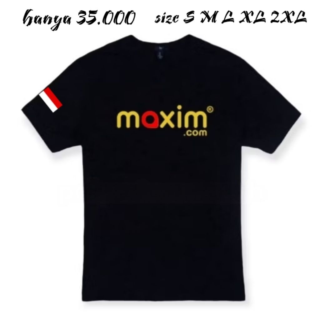 MAXIM.com - Kaos DRIVER MAXIM - KAOS T-SHIRT MAXIM MURAH