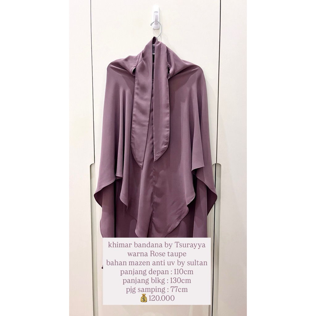 Tsurayya khiban medium rose taupe
