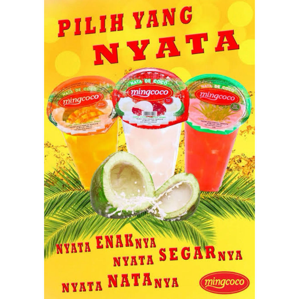 Minuman Nata De Coco Gelas 1 Dus - Mingcoco 24 Pcs 160Ml