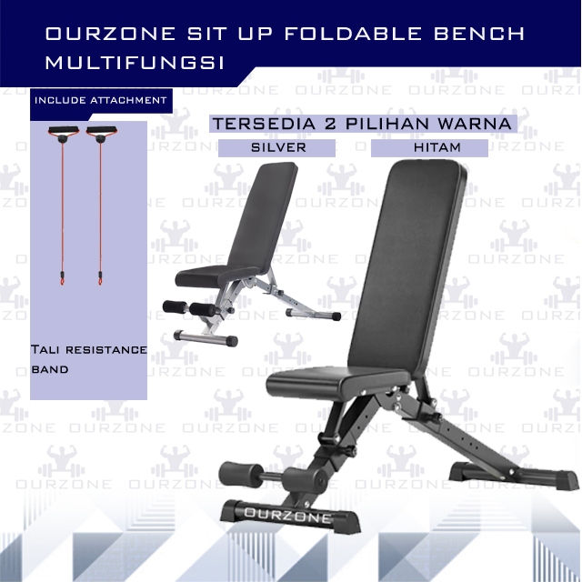 Adjustable Bench Press Sit Up Bench Kursi Fitness Multifungsi