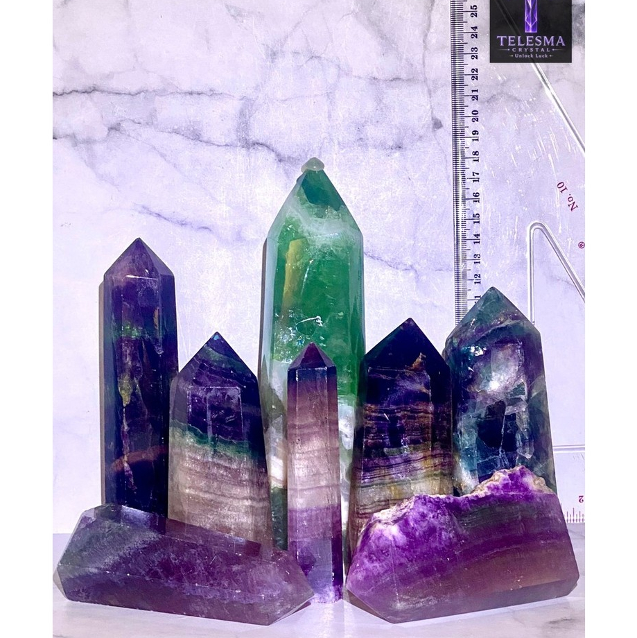 FLUORITE CRYSTAL TOWER