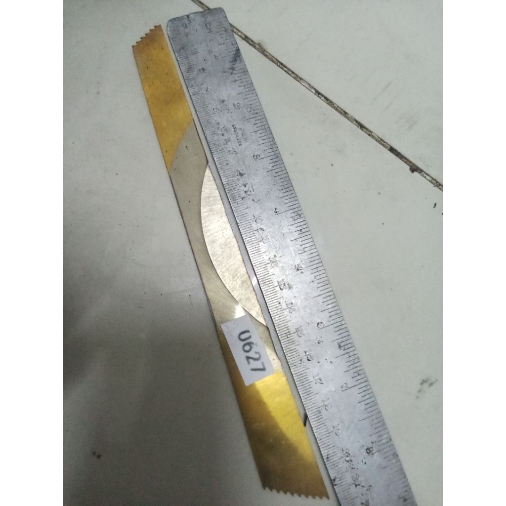 Baja HSS DM05 Gold Original Bahan Pisau Dapur Iris Seset Kelet Fillet Mutik Tiuk Serut Raut Code 062