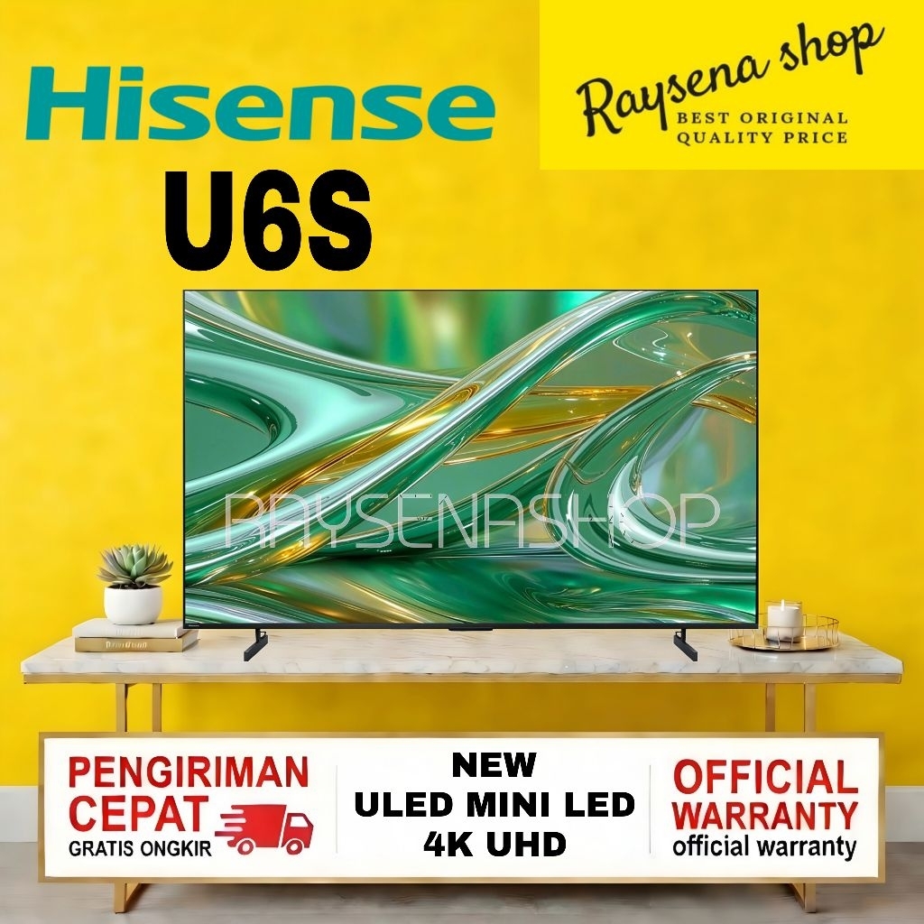 HISENSE 85 INCH 4K ULED MINI LED TV 85 INCH 85U6S