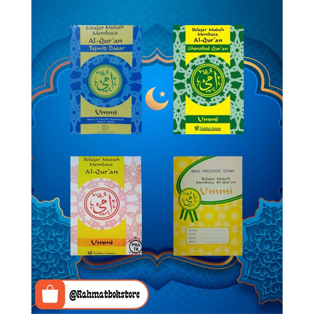 Ummi Prestasi , Ummi Pra Tk , Ummi Ghoroibul Qur'an , Ummi Tajwid Dasar "Metode Praktis Membaca Al-Q