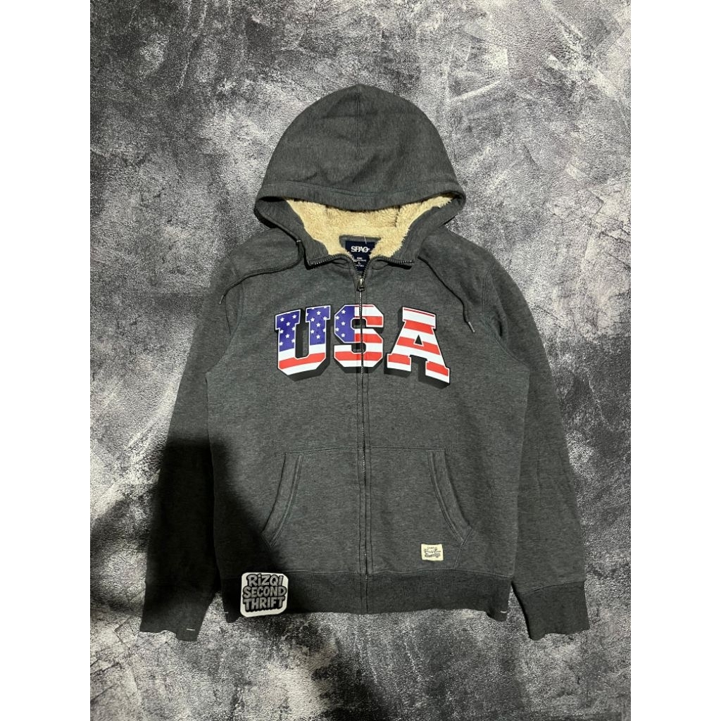 Hodi ziper Usa Sherpa abu