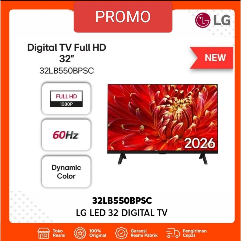 TV LG 32 INCH DIGITAL 32LB550