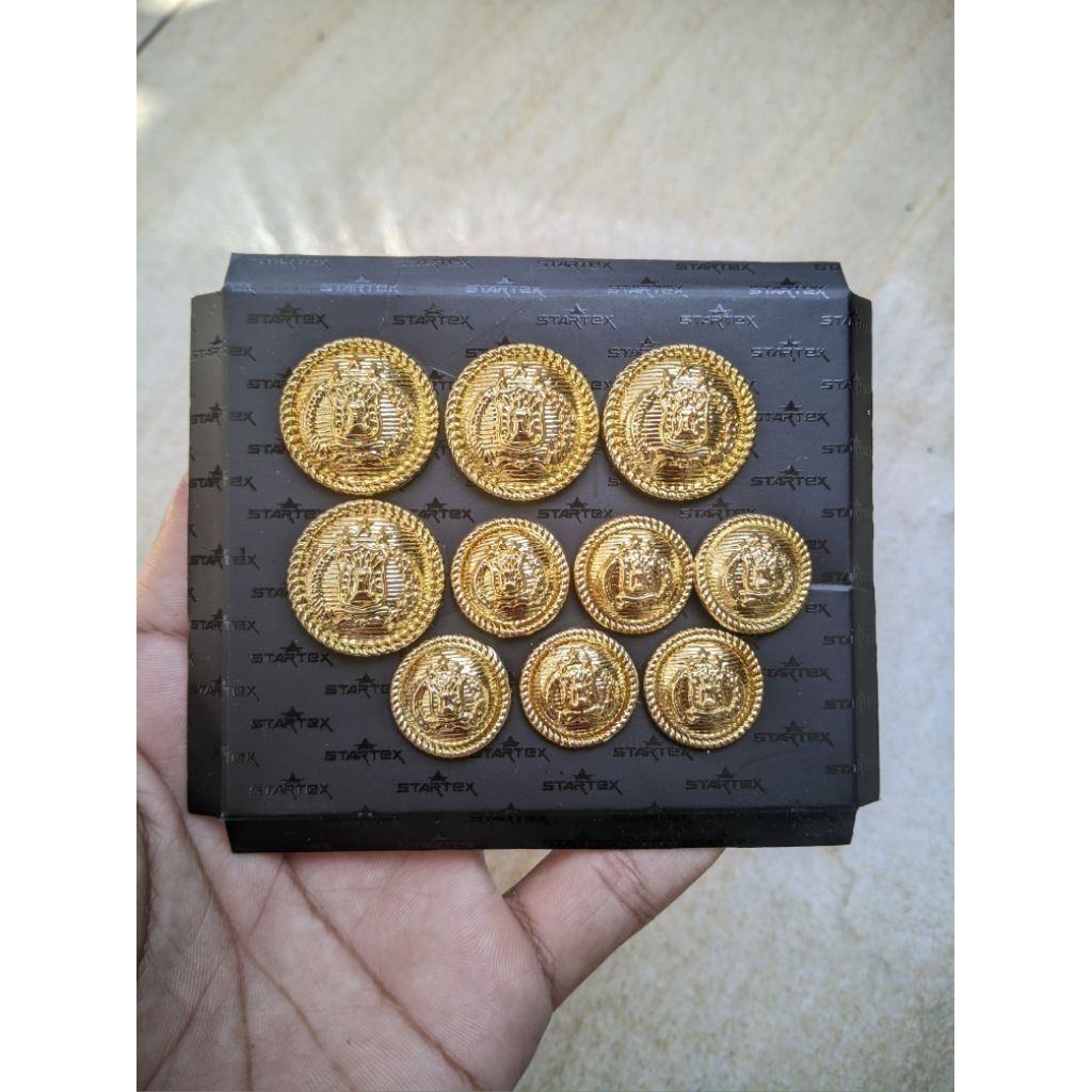 KANCING PDU POLRI / KANCING SERAGAM PDU POLRI LUXURY