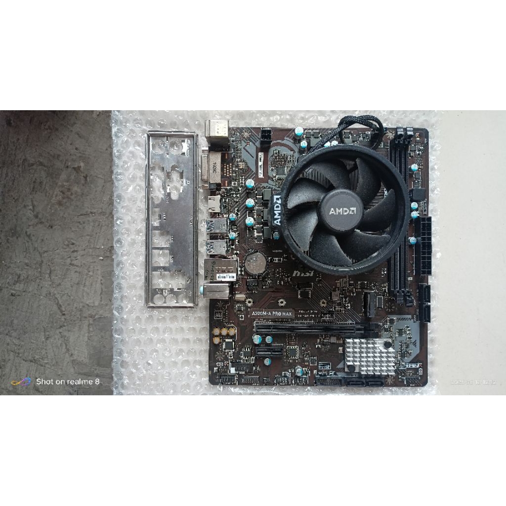 PAKETAN AM4 MSI A320M RUAZEN3-3200G FAN