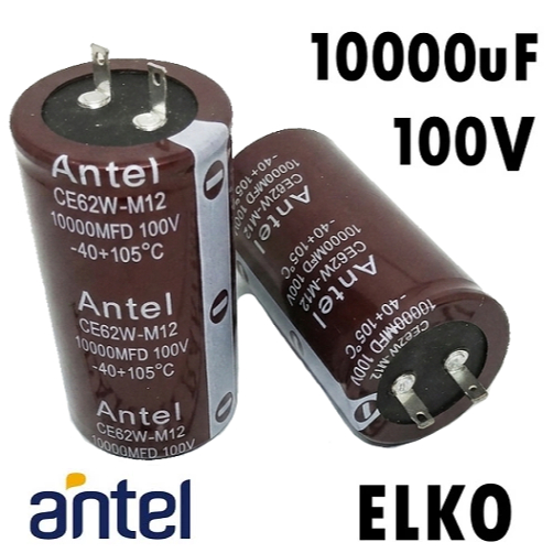 Kapasitor Elco 10000/100V Capacitor Elko ( 10,000uF/100 / 10.000 Micro / 100Volt / 10000 Mkro / 100 