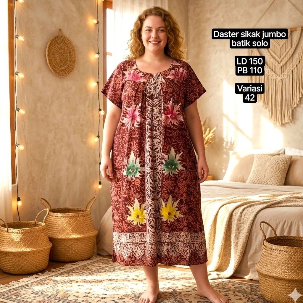 Daster Sikak BL Jumbo Batik Solo