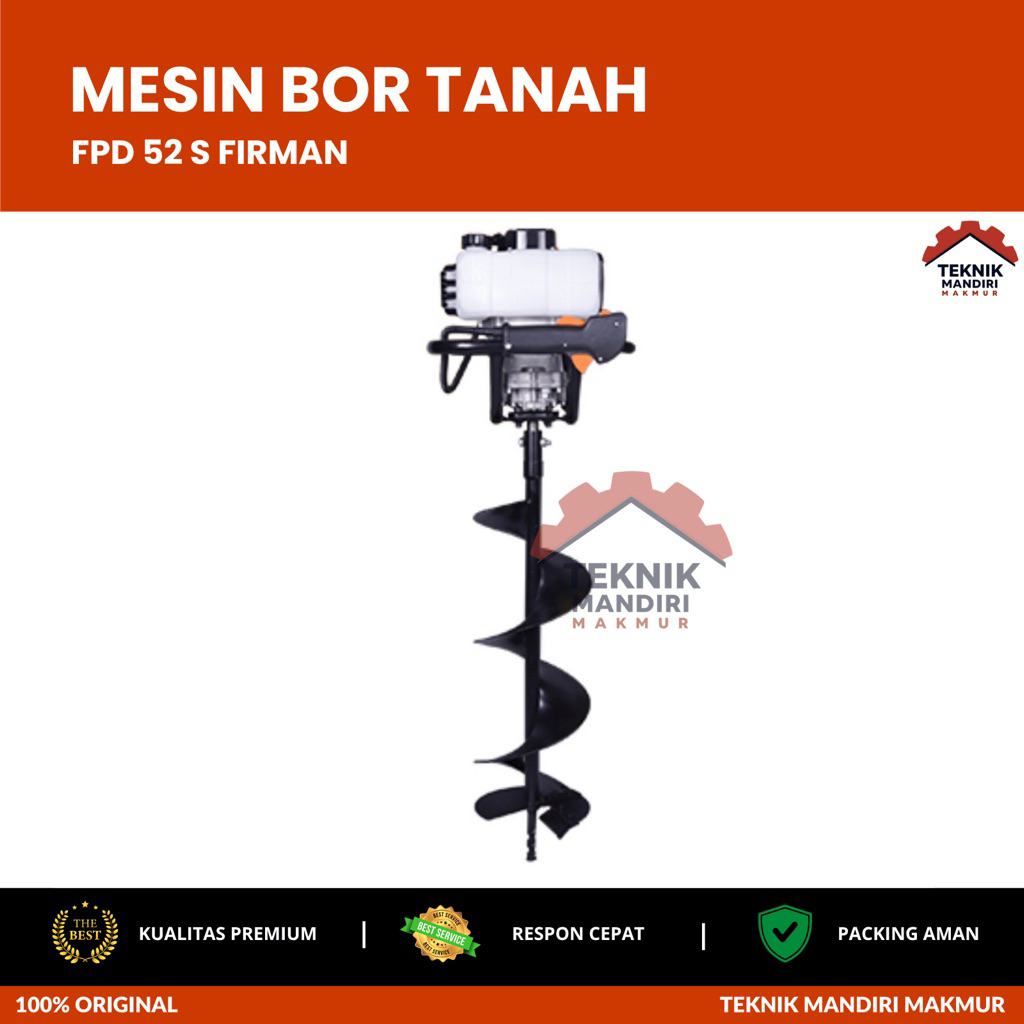 FPD 52S MESIN BOR TANAH FIRMAN EARTH AUGGER BOR TANAH FIRMAN FPD52