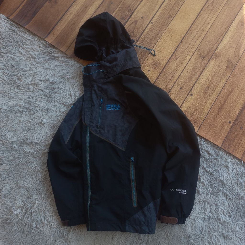 Jacket Outdoor Fila Sports Optimax Tech Gorpcore Waterproof NOT goretex blocktech running sports lig