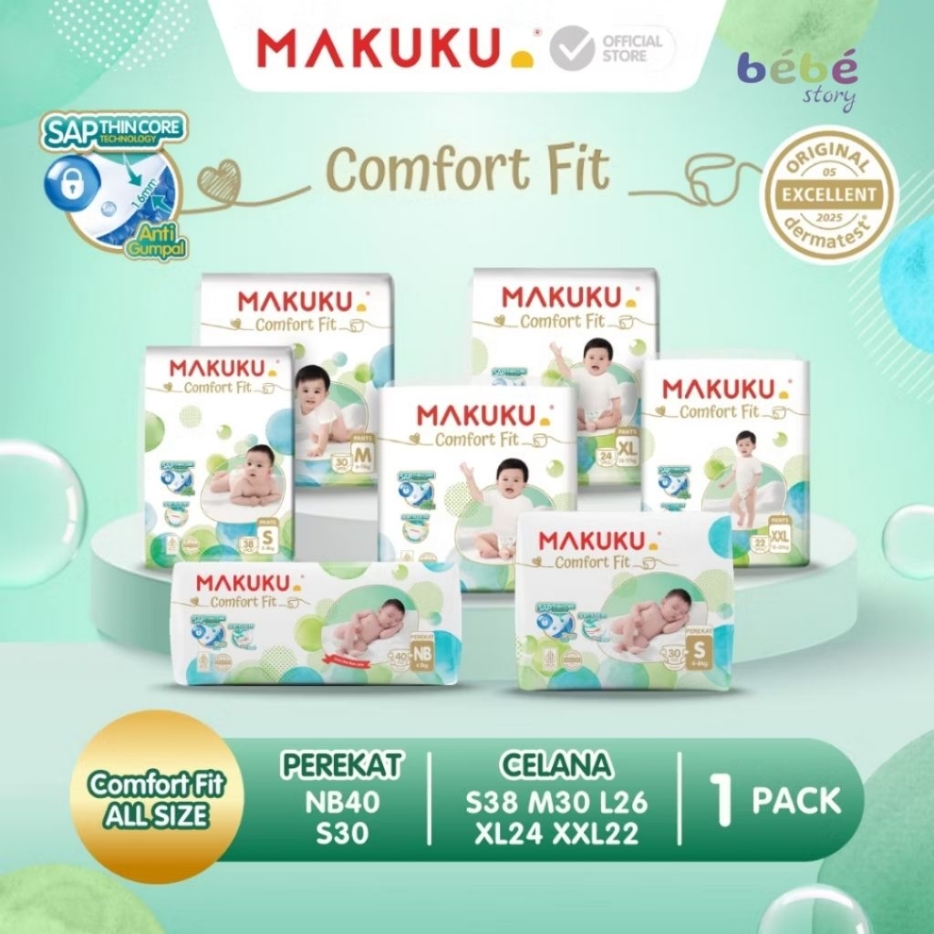 MAKUKU COMFORT FIT NEW & KEMASAN LAMA