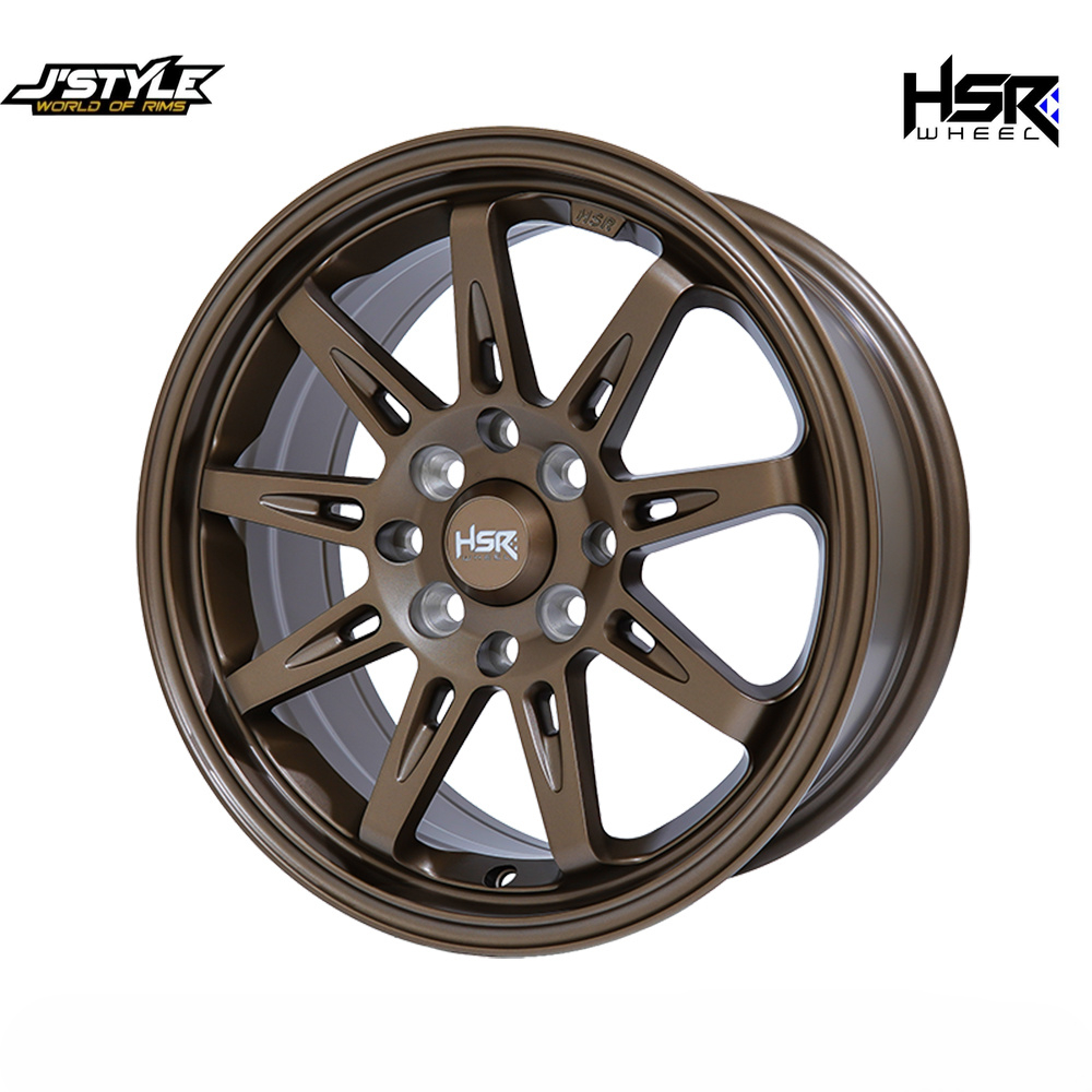HSR WHEEL Velg Racing HSR TIKALA R15 Bronze Mobil Brio Freed Avanza Kijang Livina Agya Calya Dll