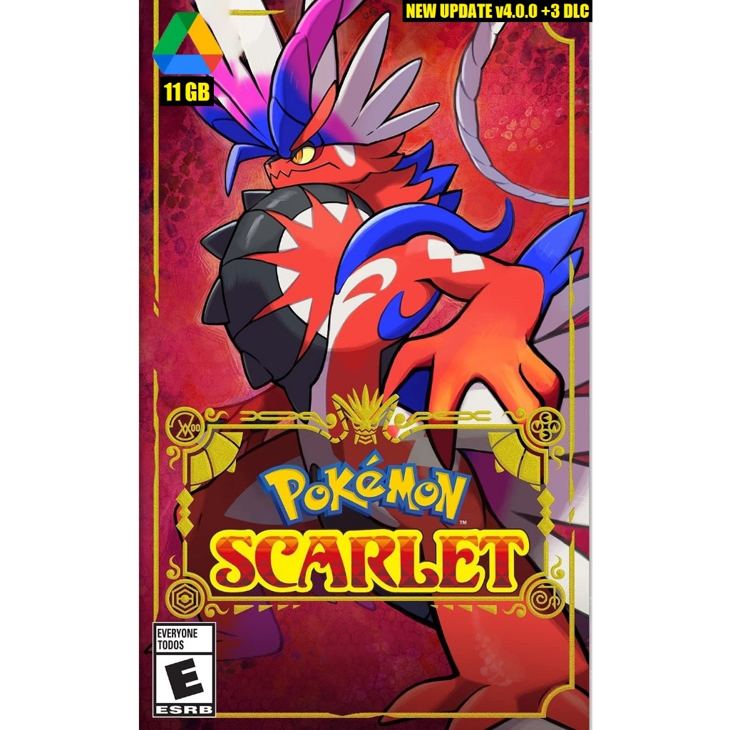 PC Games PS Pokemon Scarlet + EMU RYUJINX + Update +DLC