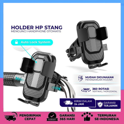 HOLDER HP MOTOR Handphone Phone Holder HP Stang Sepeda Motor Holder Handphone motor di stang