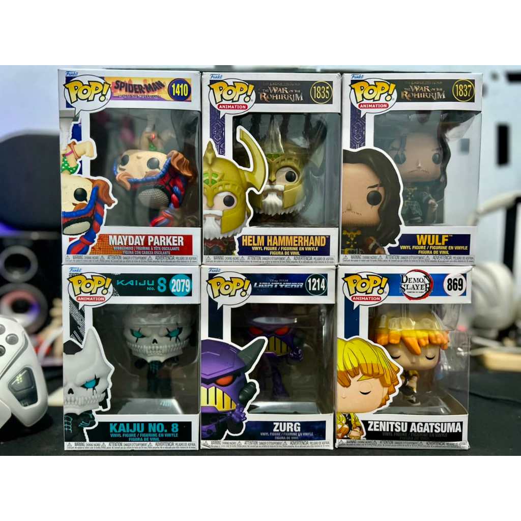 FUNKO POP 6 SET (koleksi pribadi).
