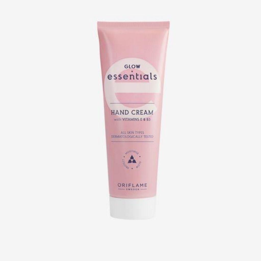 Oriflame Essentials Glow Essentials Hand Cream dengan Vitamin E & B3