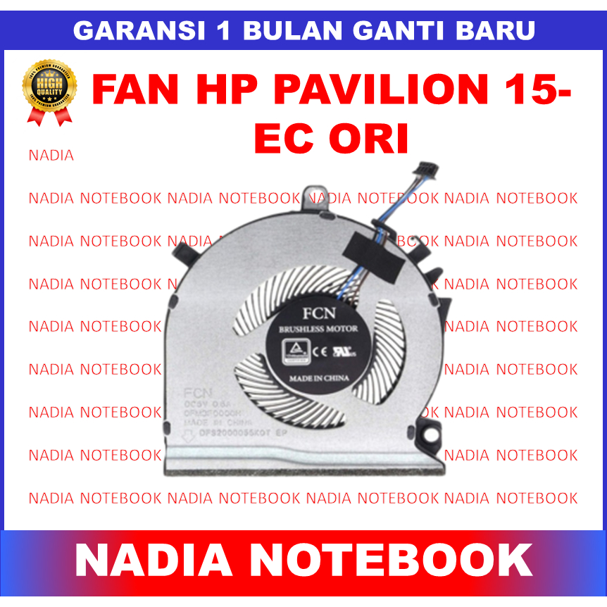 Fan HP Pavilion 15-EC 16-A 16X Series TPN-Q241 L77560-001 ORI