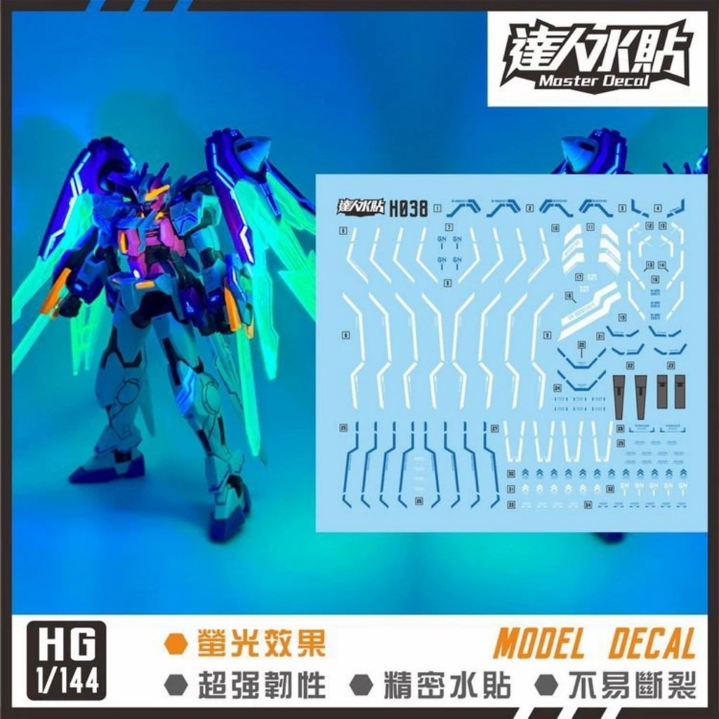 Water Decal HG 00 Diver Arc Master Decal
