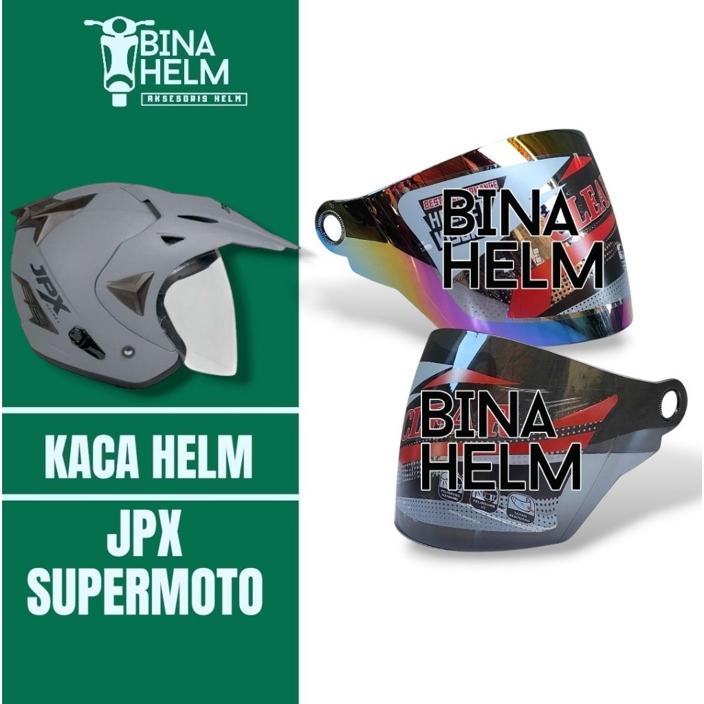 Kaca Helm JPX SUPERMOTO Visor Helmet Jpx Supermoto