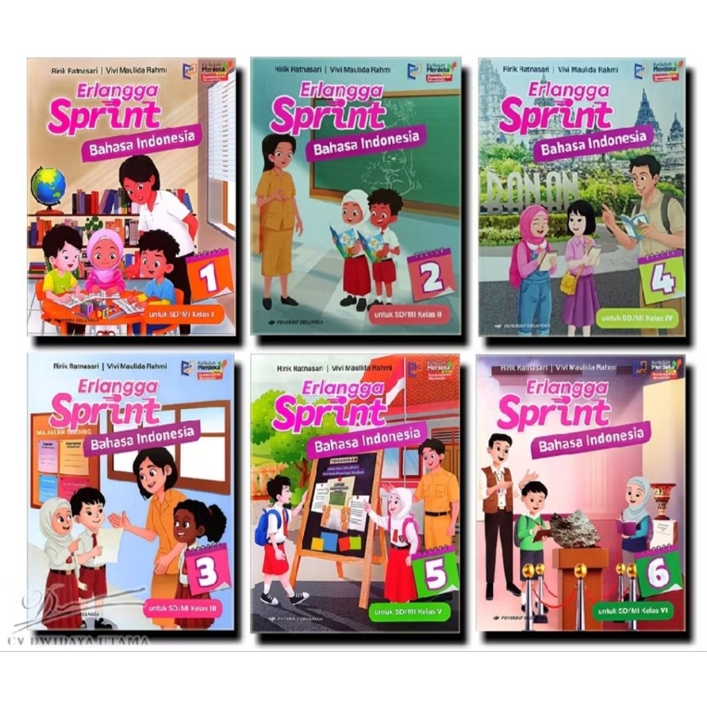 paket buku erlangga sprint bahasa indonesia