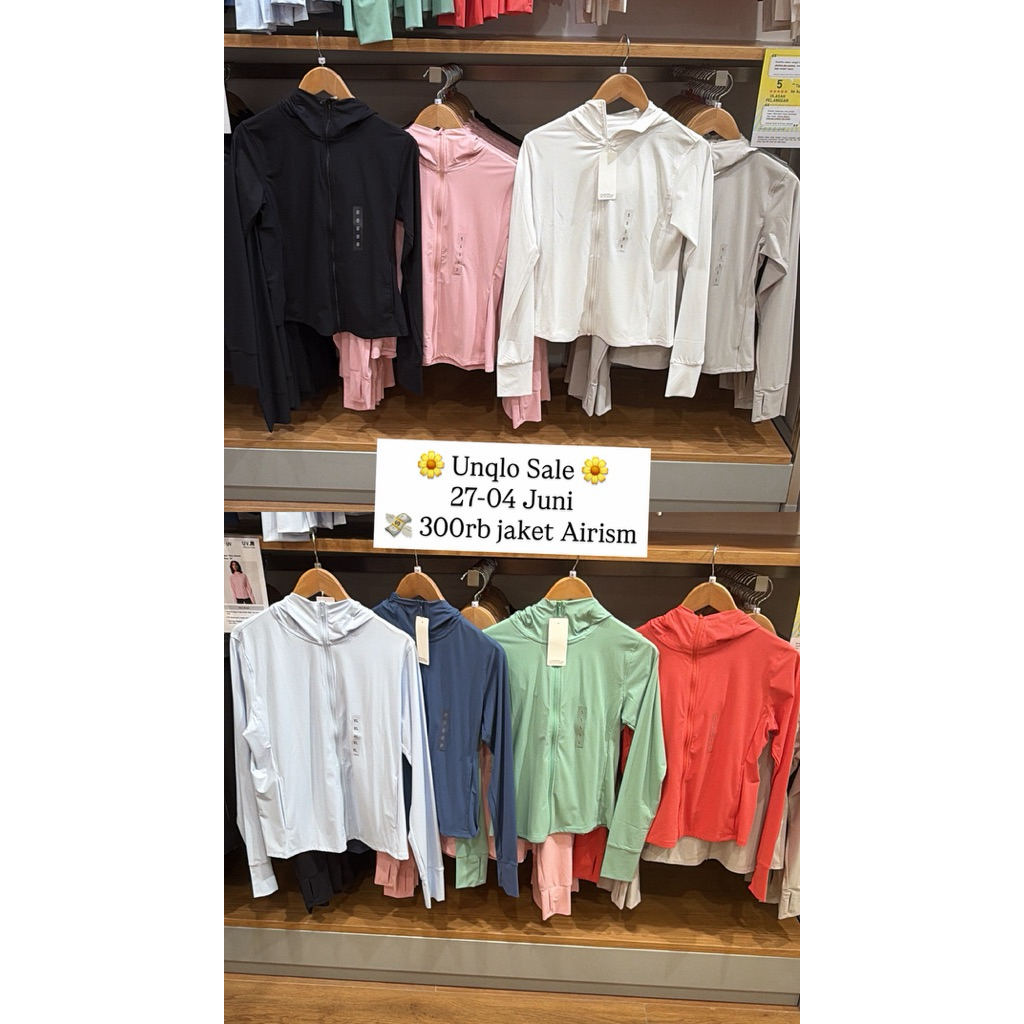 uniqlo airism jaket ultra woman