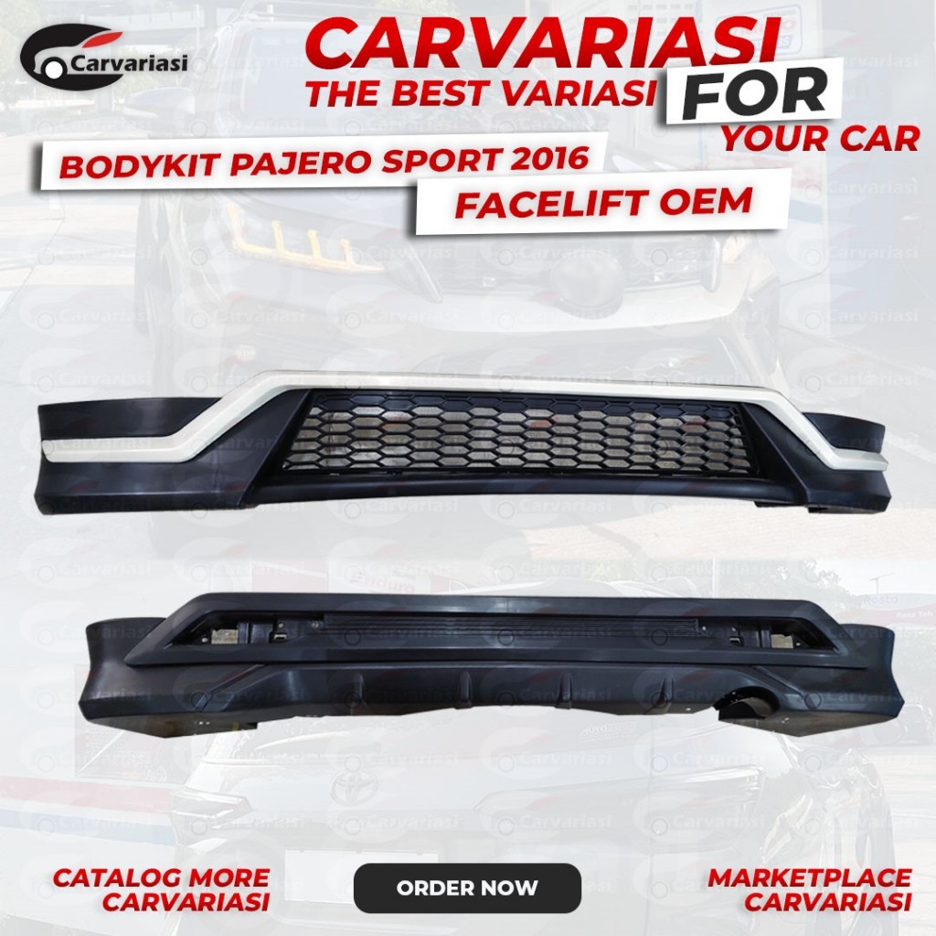 Bodykit Pajero Sport 2016 Bodykit Pajero Facelift 2016