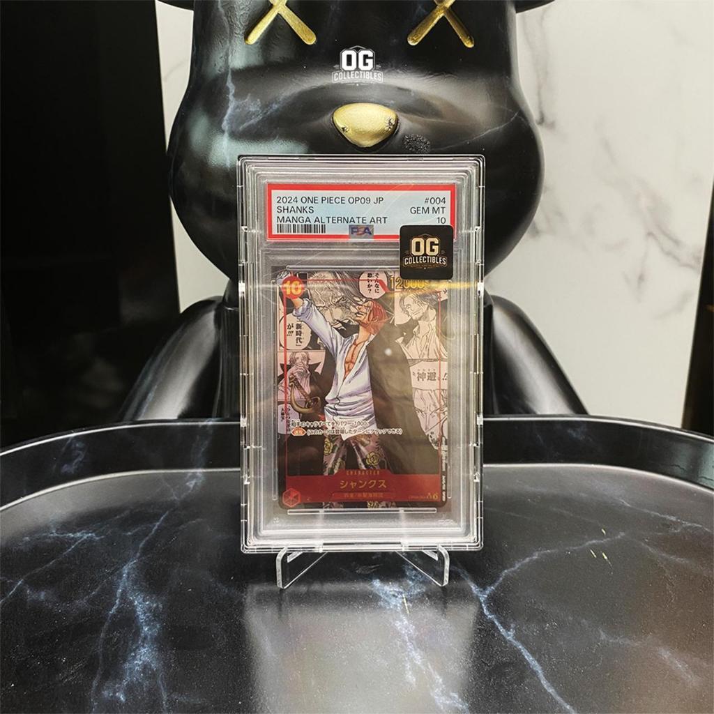 One Piece Card PSA 10 Shanks Manga SR-SP Comic Parallel OP09-004 Booster Pack Emperors In The New Wo