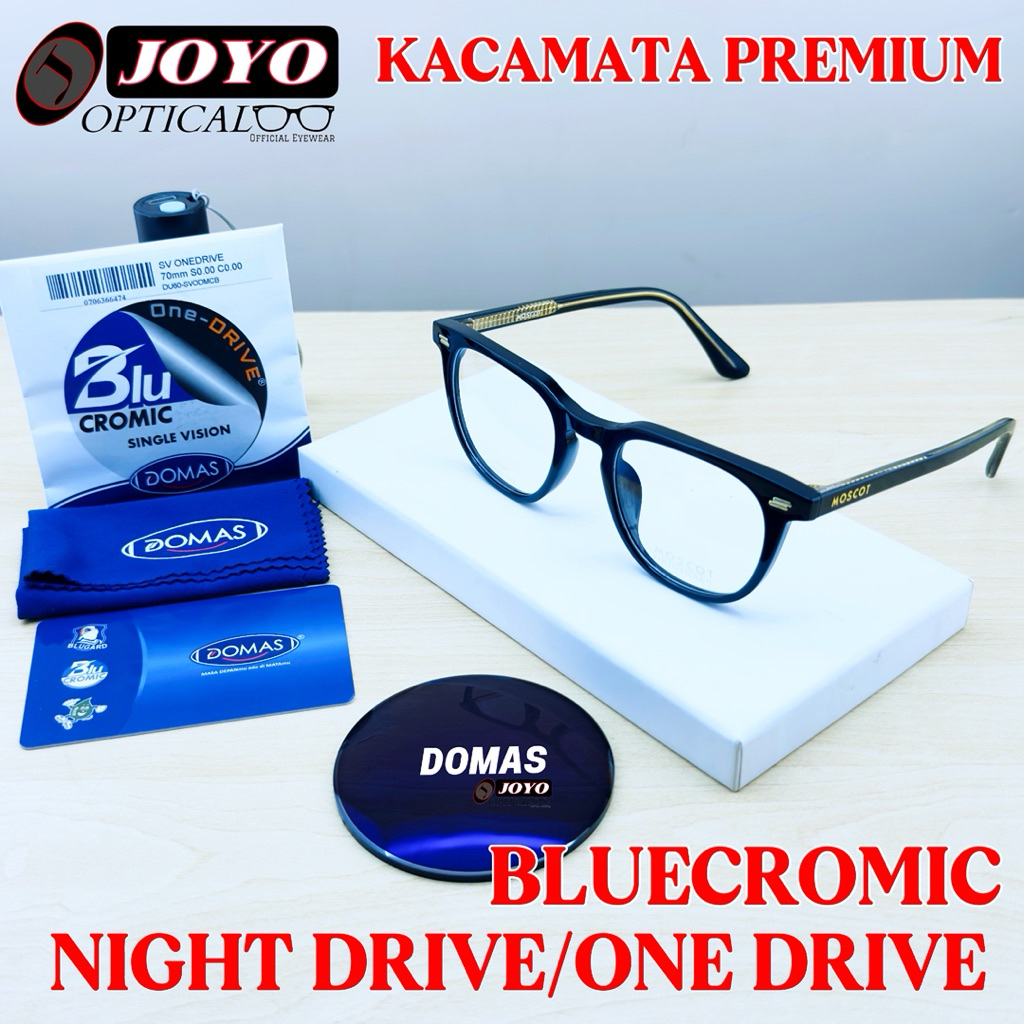 KACAMATA BLUECROMIC ONE DRIVE PRIA [ Photocromic  Blue Ray  BLUECROMIC ONE DRIVE Domas Original ]