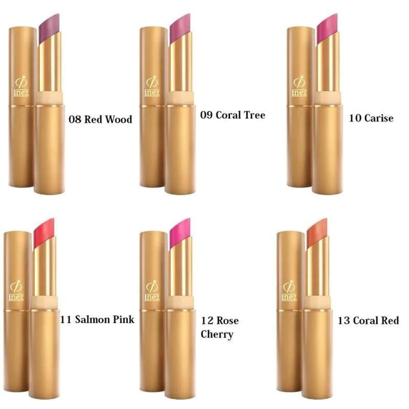 ( Jendela Kosmetik ) Inez Perfect Glow Matte Lipstik 09 Coral Tree 1.7g