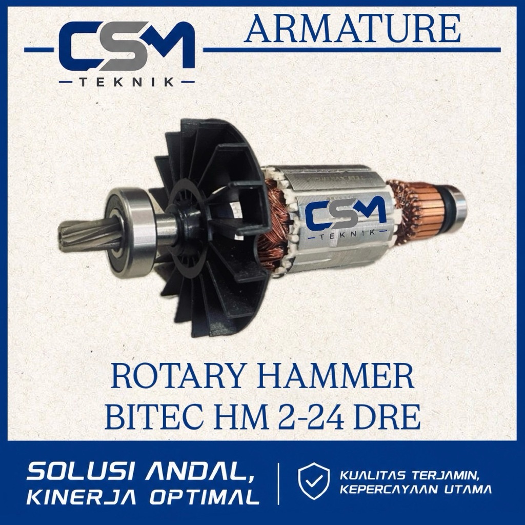 ARMATURE ANGKER ROTARY HAMMER BITEC HM 2-24 DRE ANGKER BOR BOBOK BITEC HM 2 24 DRE