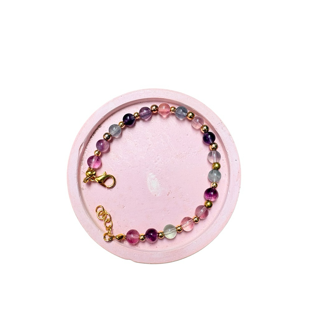 Gelang Crystal Fluorite Original Grade A