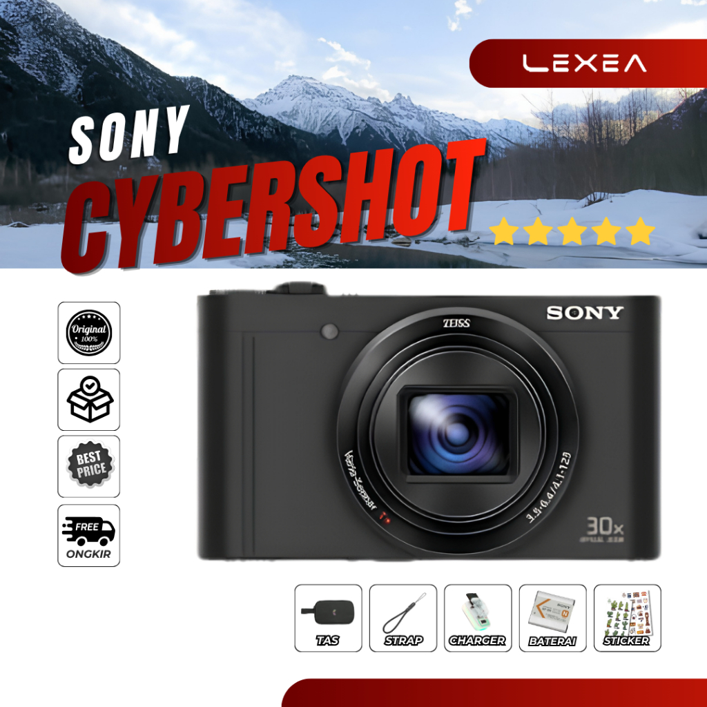 DIGICAM SONY DSC WX5 WX30 WX350 WX500 WX800 KAMERA POCKET COMPACT BAGUS