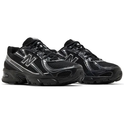 Sepatu NB 740 Black Silver Grey