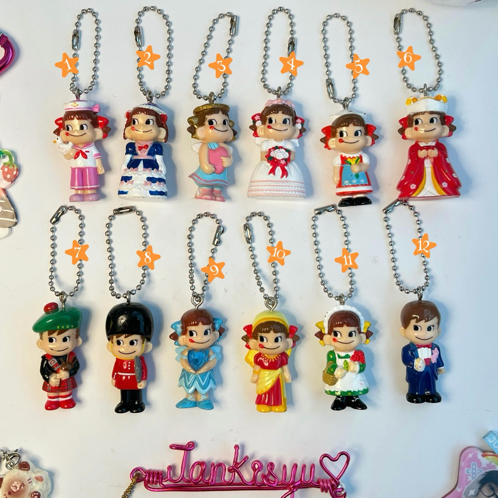 Peko Japan Figure Trinkets Keychain Original trinket vintage toy