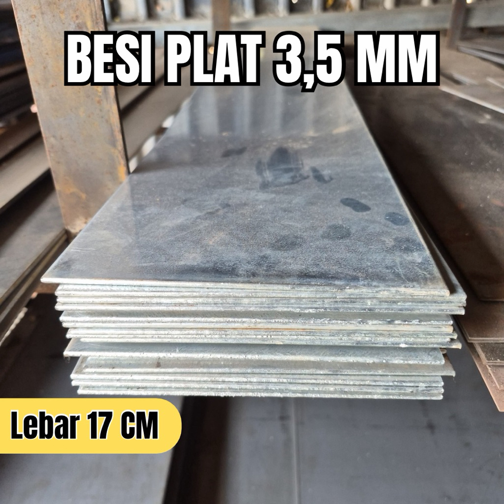 Besi Plat Tebal 3,5 mm Lebar 17 mm | Plat Besi