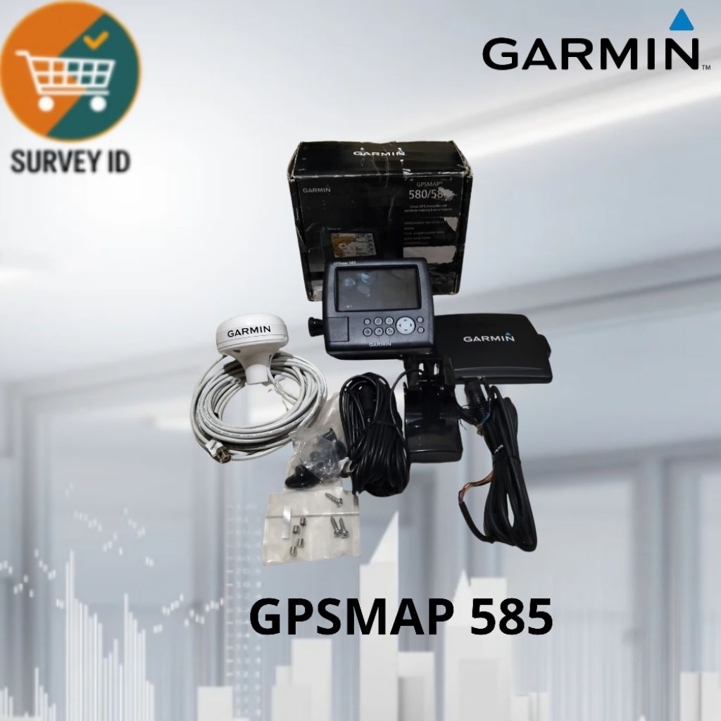 DIJUAL GPS GARMIN GPSMAP 585 BEKAS  MASIH MULUS– LENGKAP SET