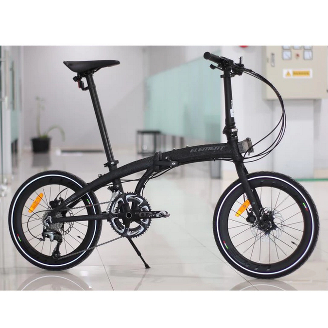 Sepeda lipat 20" Element Ecosmo Z10 Black Coral