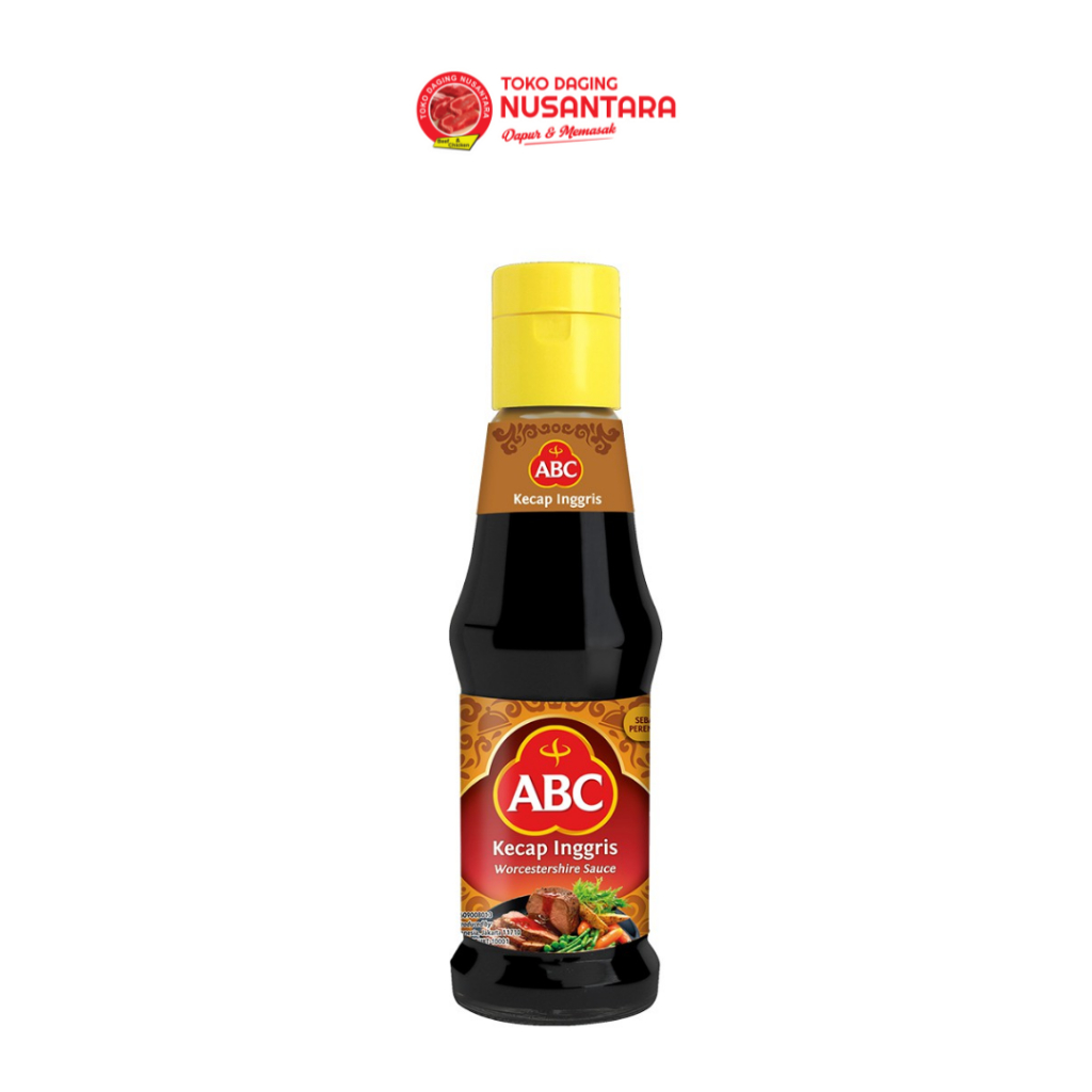 ABC Kecap Inggris 195 Ml Saus Worcestershire Rasa Gurih Asam Manis