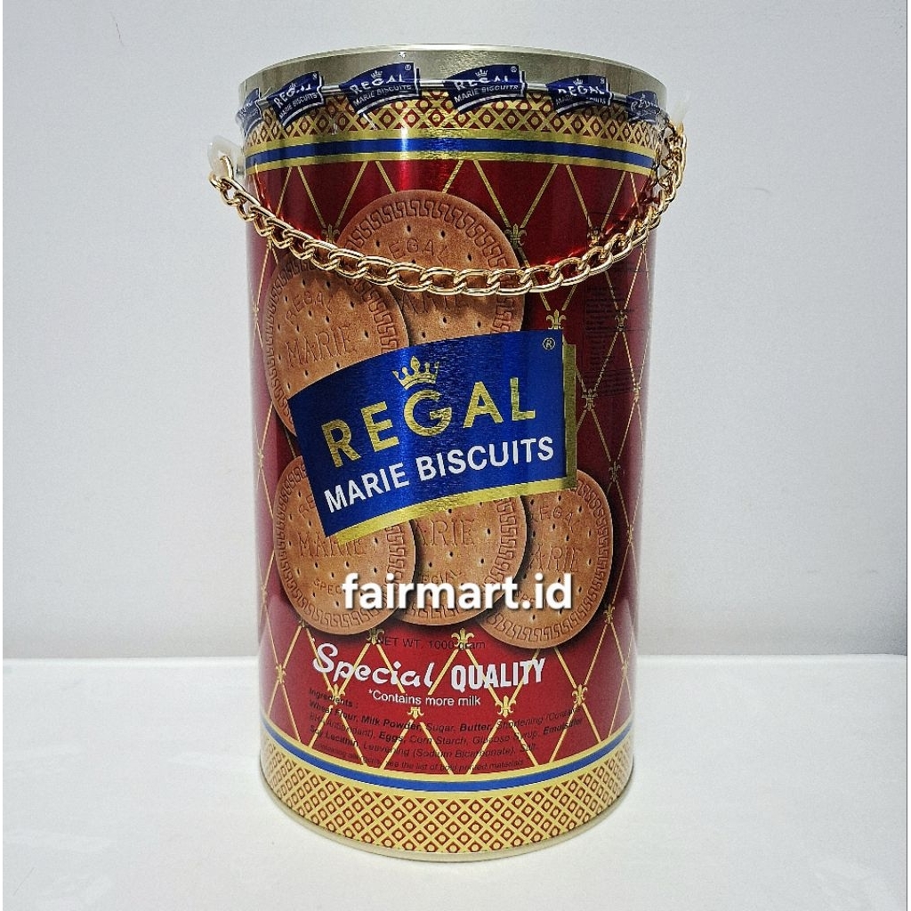 REGAL BISKUIT MARIE Special Kaleng Tin 1000gr REGAL Kaleng 1kg
