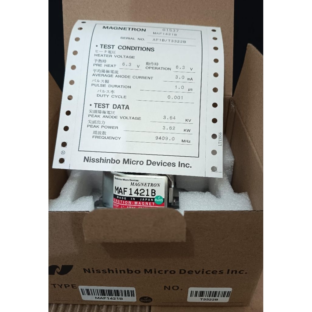 Marine Magnetron MAF 1421 B Radar Furuno