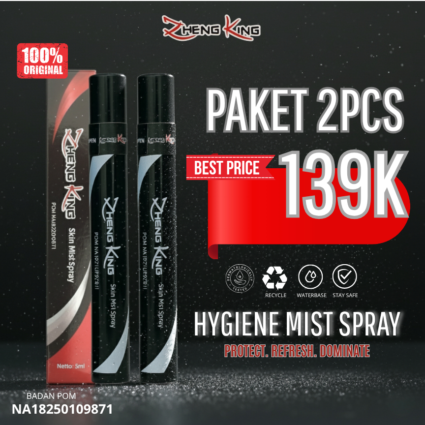 Zheng King - Hygiene Mist Spray Terbaik original BPOM & Halal