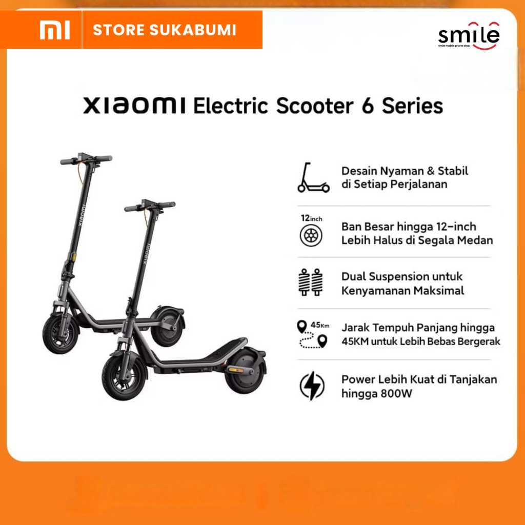 Xiaomi Electric Scooter 6 I Scooter 6 Lite