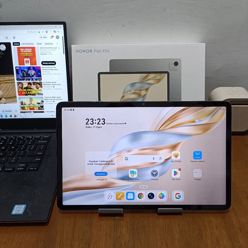 Honor Pad X9a 8/128 ELN2-W29 Second Mulus Garansi Sept 2027