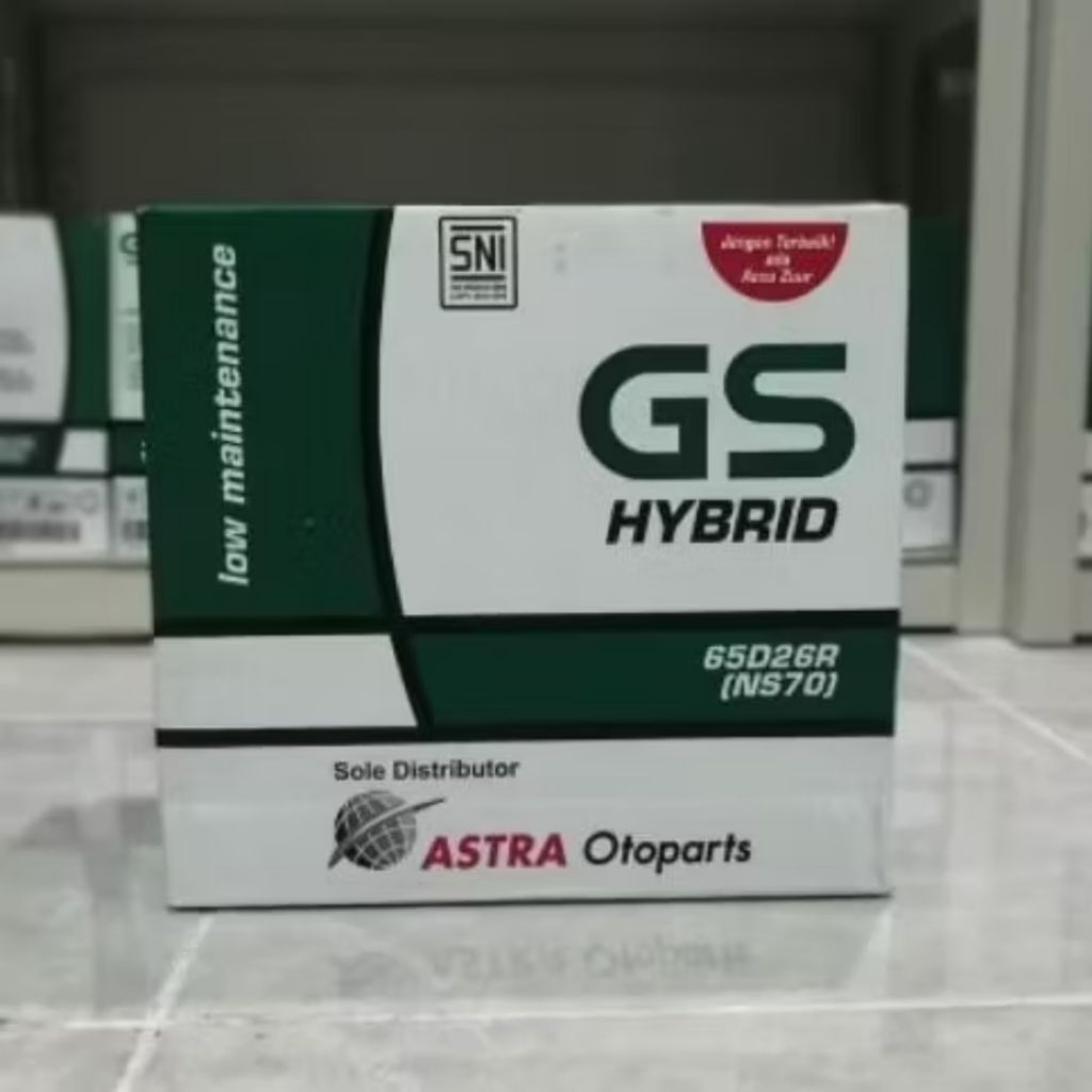 AKI GS HYBRID NS70 65 AMPER 12 VOLT