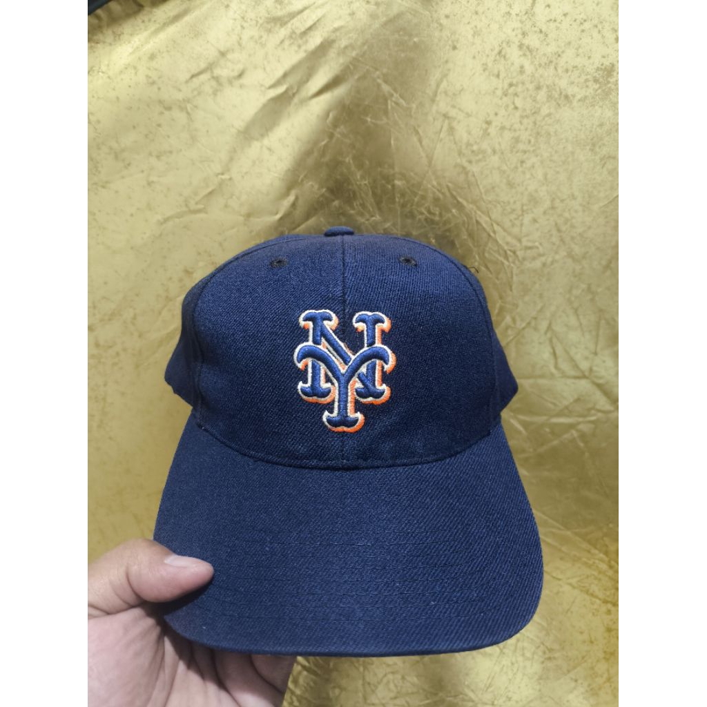 Topi Vintage Sport Specialties Logo NY Mets Navy