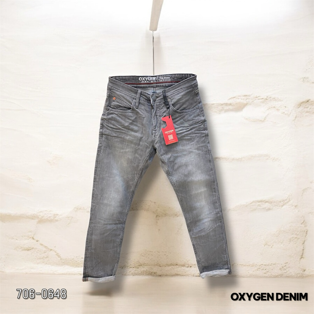 celana oxygen denim~ celana oxygen denim slimfit 706-0648