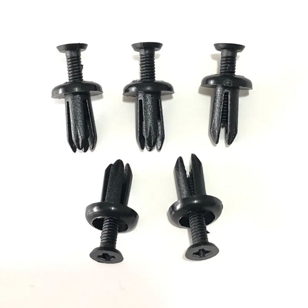 5 Pcs Klip Bumper Baut Rivet Mobil 5mm Toyota Corolla Camry Avanza Agya Calya Rush Universal
